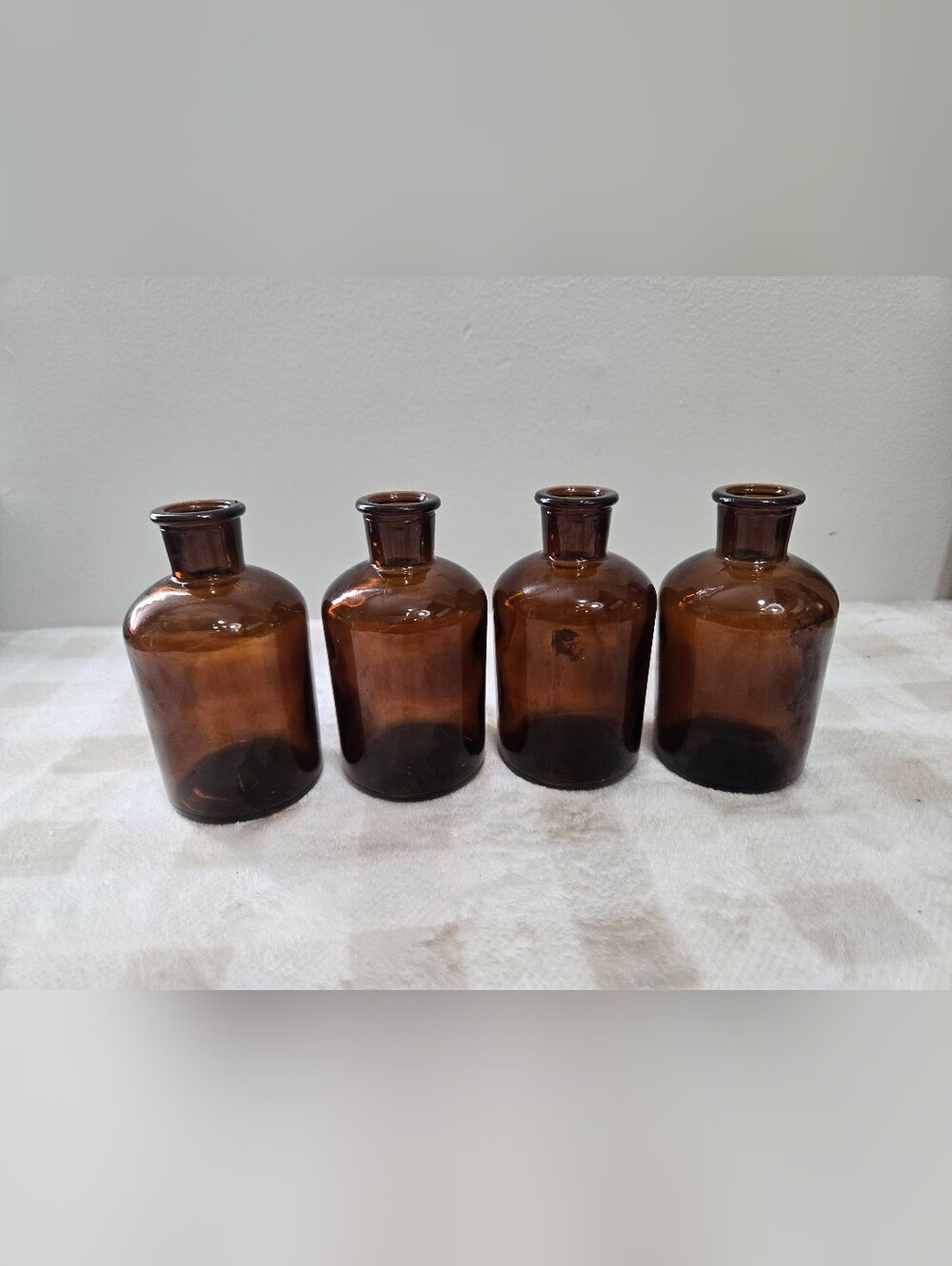 Amber Glass Apothecary Bottle -